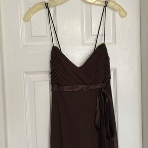 Chocolate Brown maid of honor dress